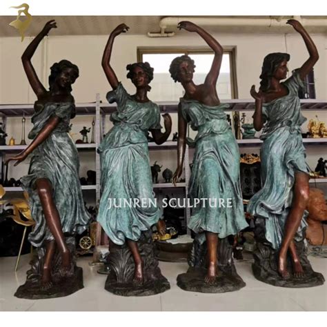 antique metal standing female nude statue with fabric|Antique Standing Nude Woman Bronze Statue .